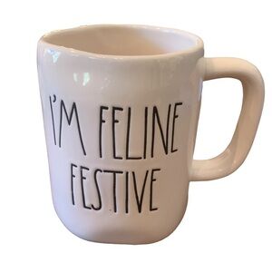 Rae Dunn I’m Feline Festive Coffee Mug
